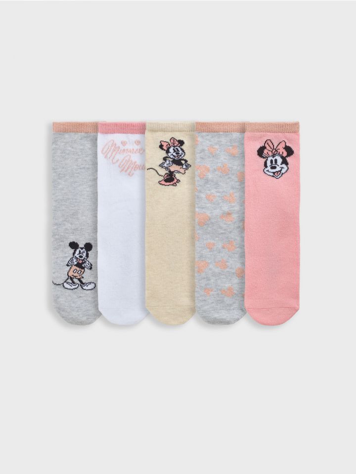 מארז 5 גרביים באורך רגיל MINNIE