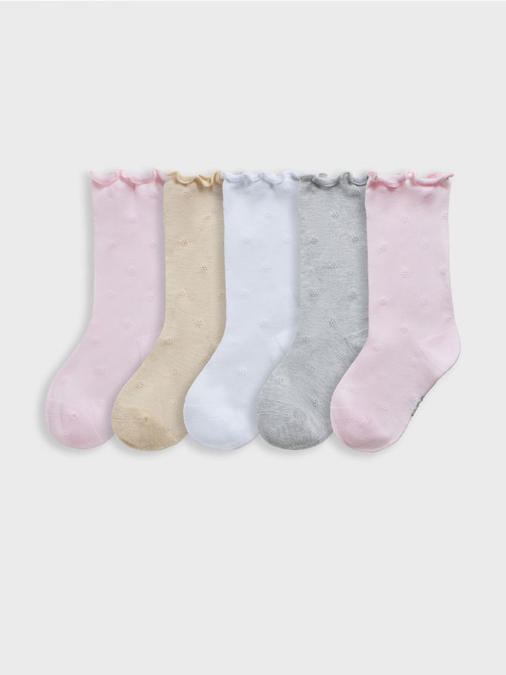 מארז 5 גרביים באורך רגיל פוינטל