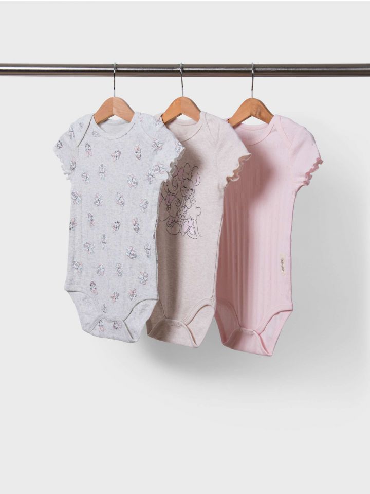 מארז 3 בגדי גוף פוינטל MINNIE