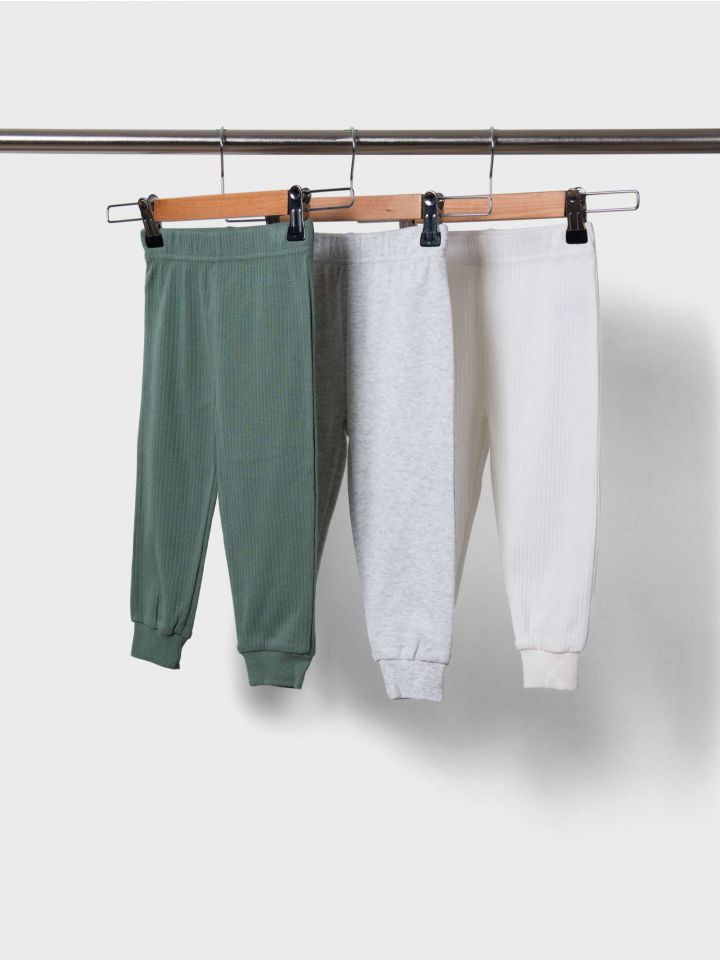 מארז 3 מכנסיים ארוכים ריב