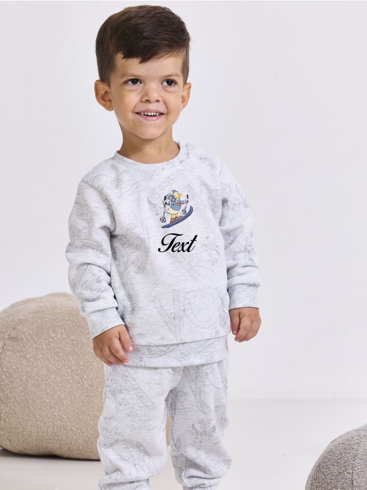 סט פיג’מה פוטר עם כיתוב אישי DONALD