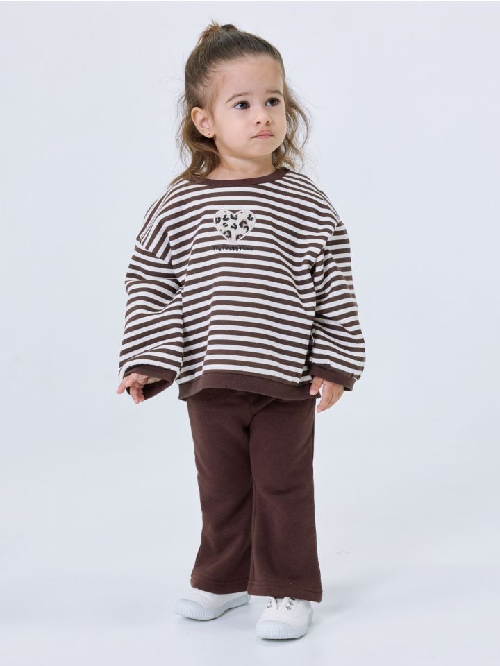 סט פוטר עם מכנסיים מתרחבים STRIPES
