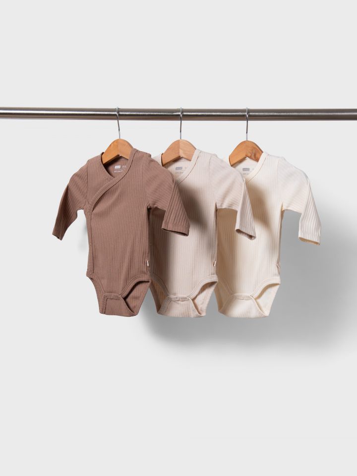 מארז 3 בגדי גוף מעטפת