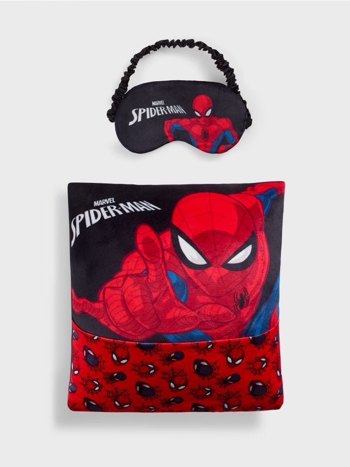 סט כרית וכיסוי עיניים SPIDERMAN