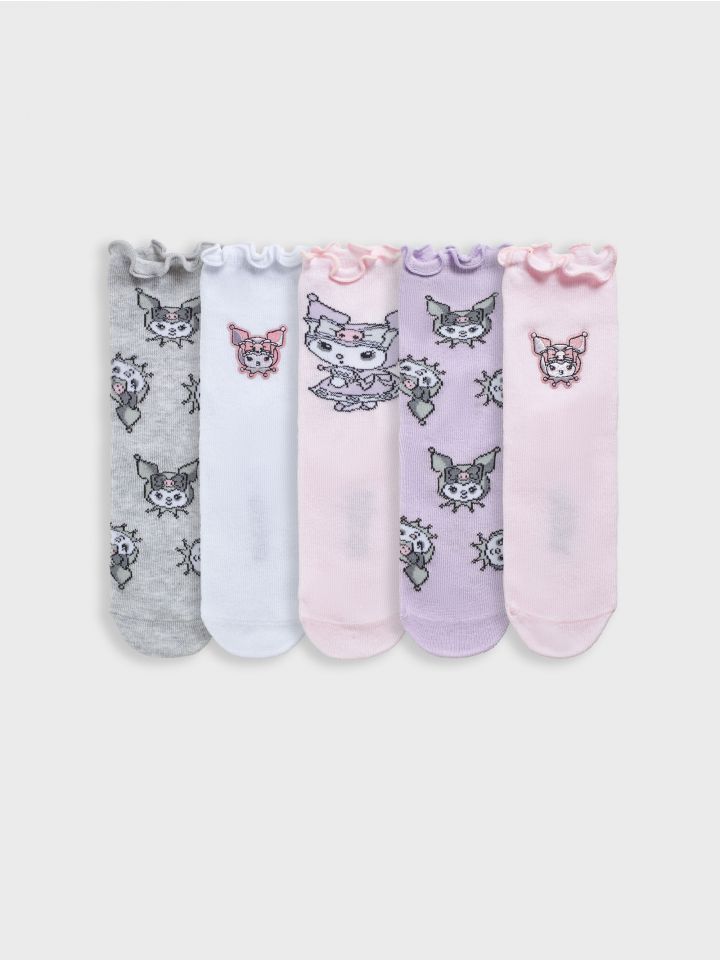 מארז 5 גרביים KUROMI