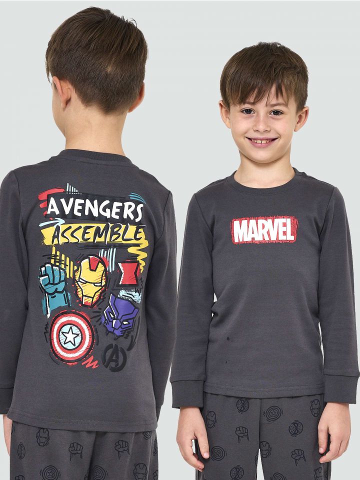 סט פיג’מה ארוכה AVENGERS