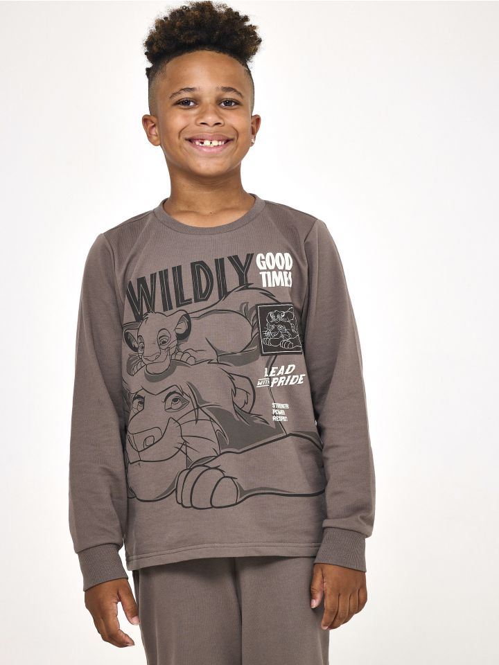 סט פיג’מה ארוכה דקה LION KING