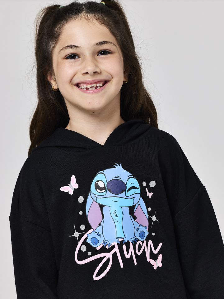 סווטשירט עם קפוצ’ון STISCH