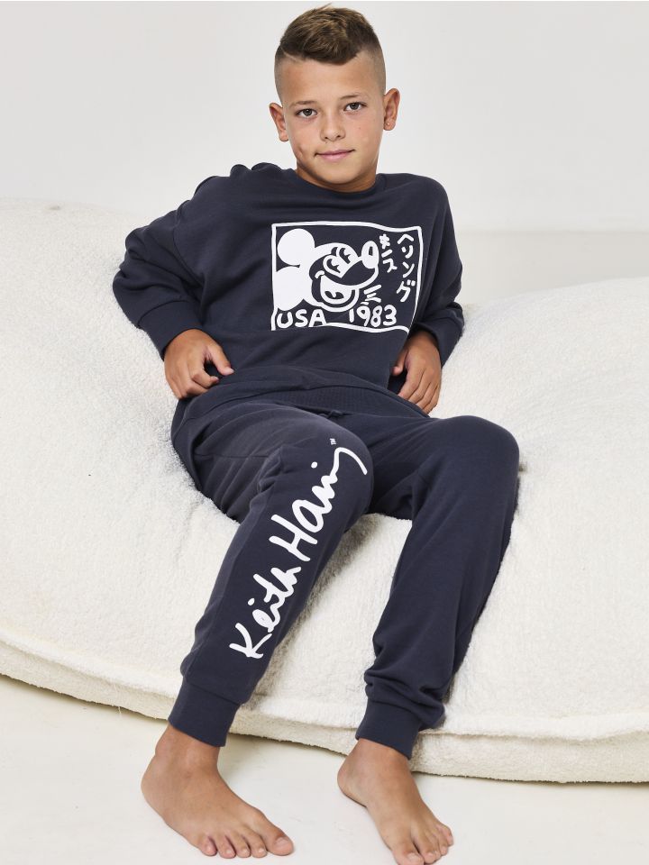 סט פיג’מה פוטר MICKEY KEITH HARING