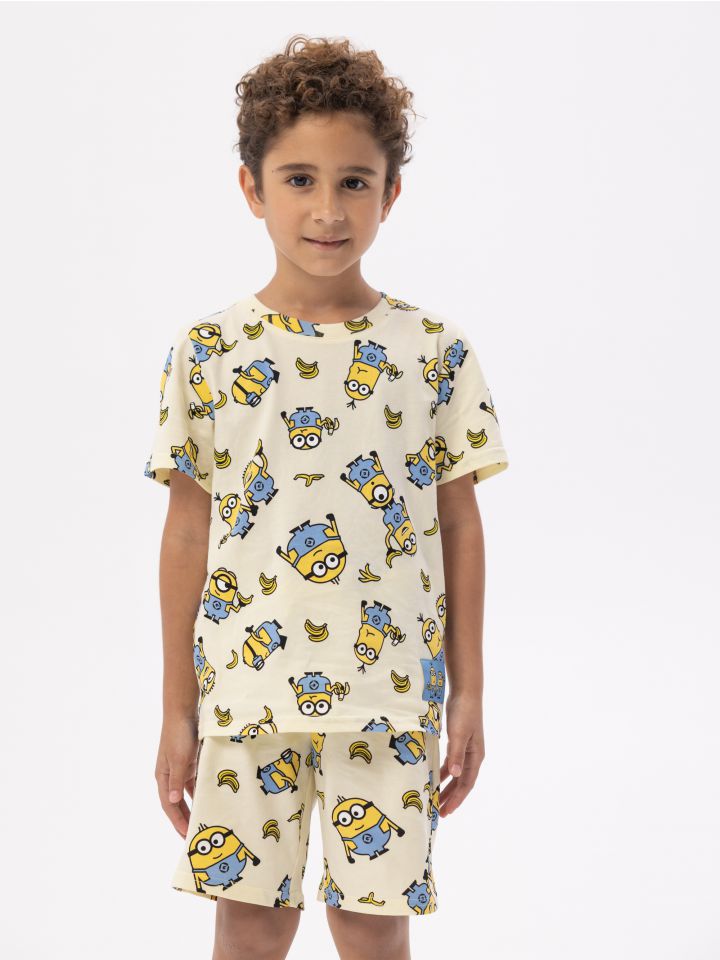 סט פיג’מה קצרה MINIONS