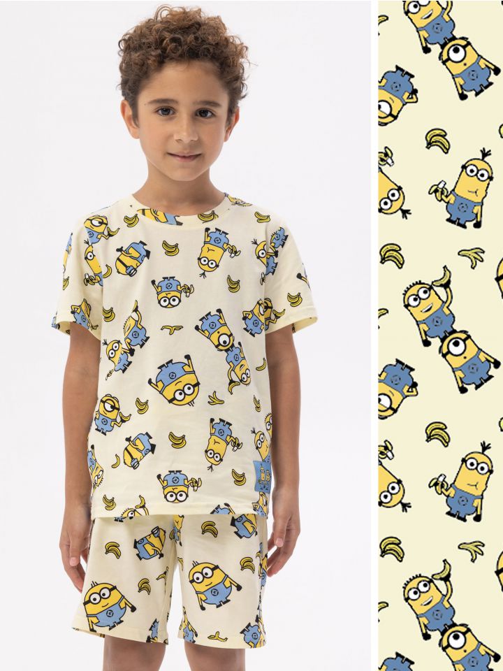 סט פיג’מה קצרה MINIONS