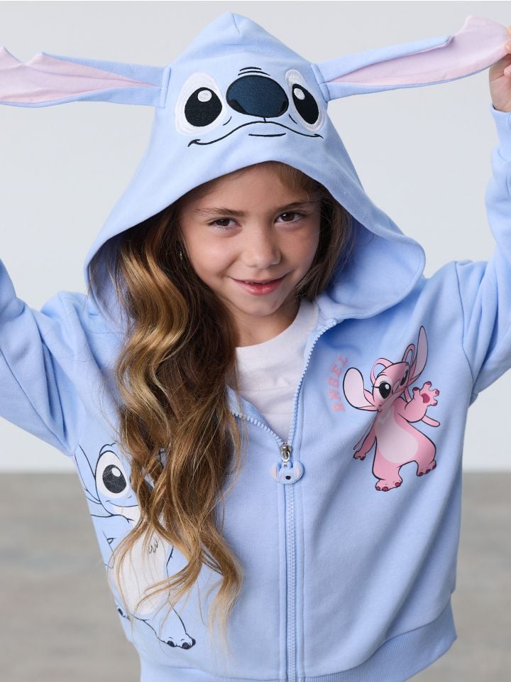 סווטשירט קפוצ’ון פרנץ’ טרי STITCH