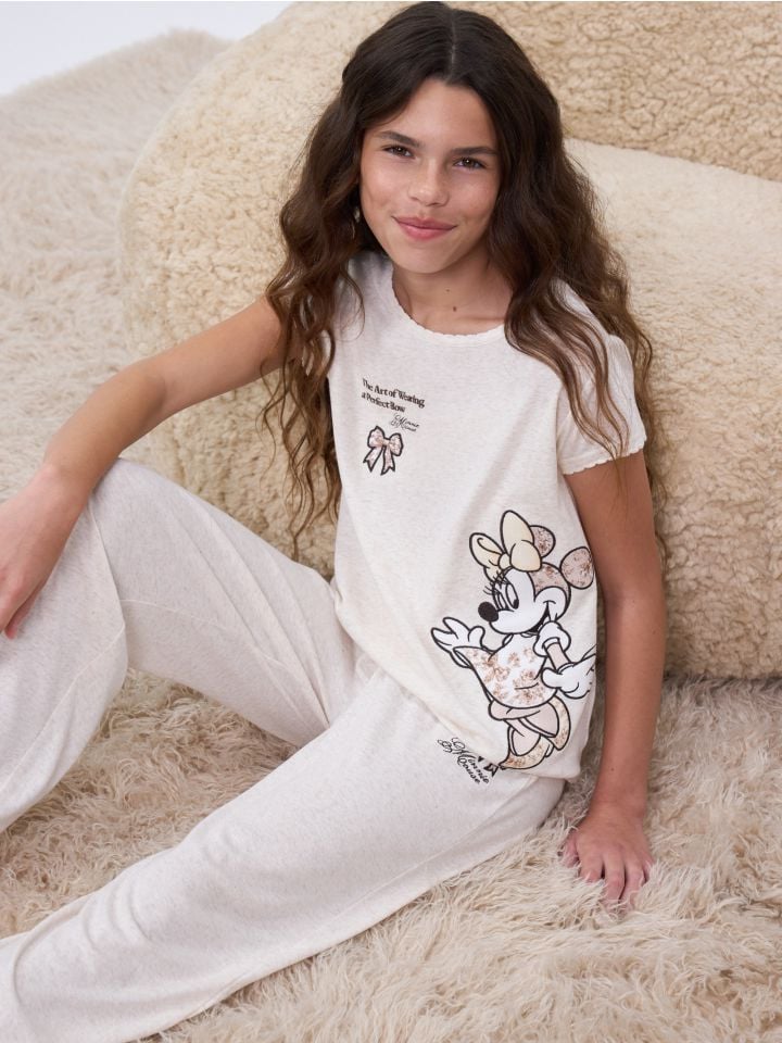 סט פיג’מה ריב MINNIE