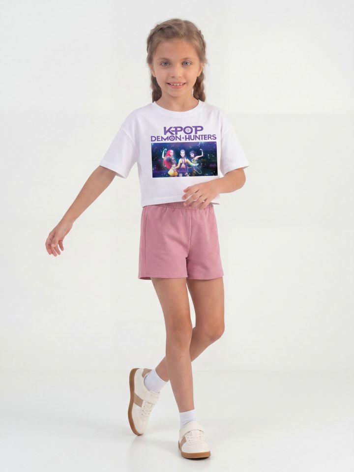 חולצת קרופ K-POP