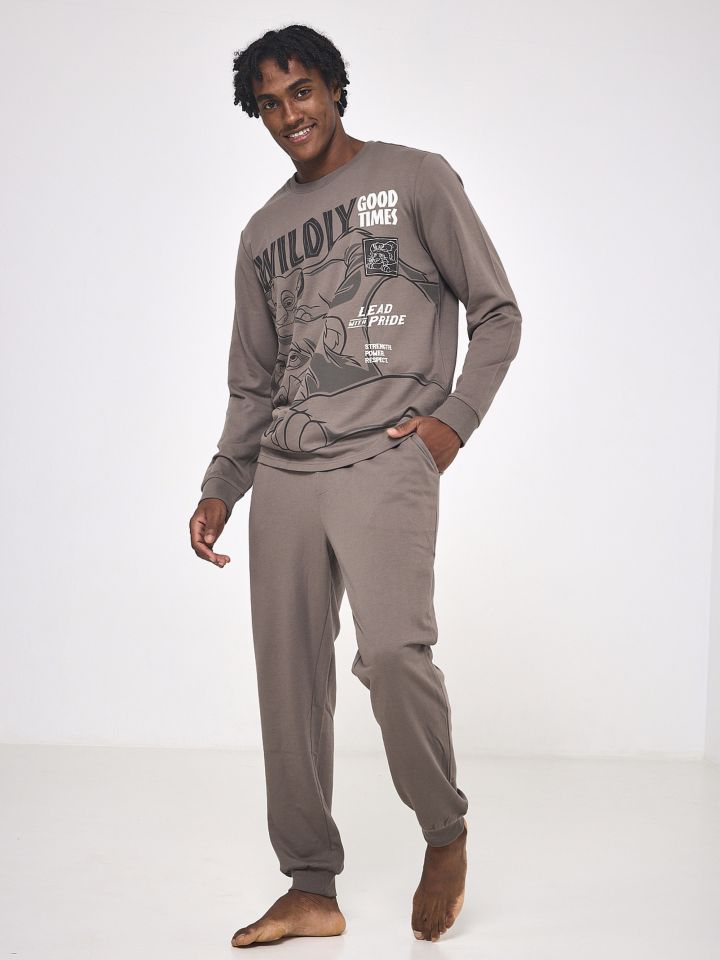 סט פיג’מה ארוכה ונעימה LION KING