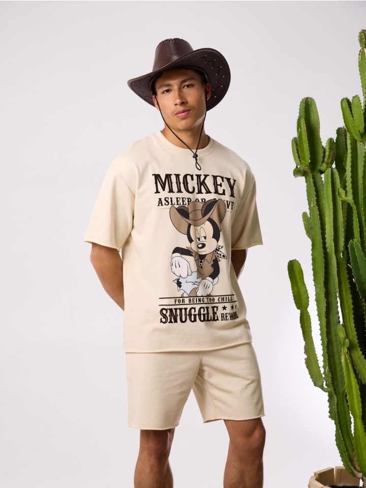 סט פיג’מה קצרה MICKEY