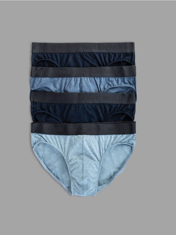 מארז 4 תחתונים בגזרת סליפ Matchtonim cool cotton