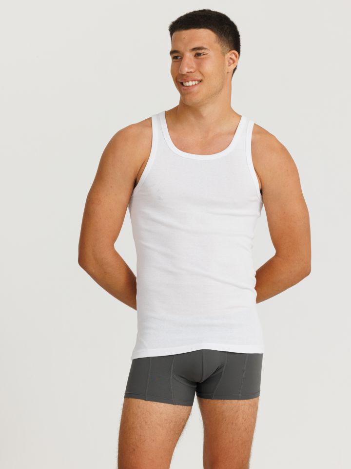 מארז שתי גופיות ריב 1/1 פסים דקים