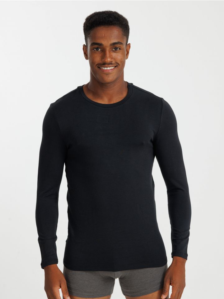 חולצה תרמית צווארון עגול SLIM FIT