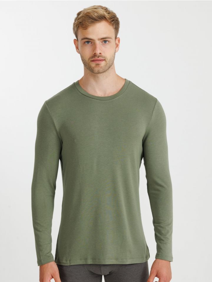 חולצה תרמית צווארון עגול SLIM FIT