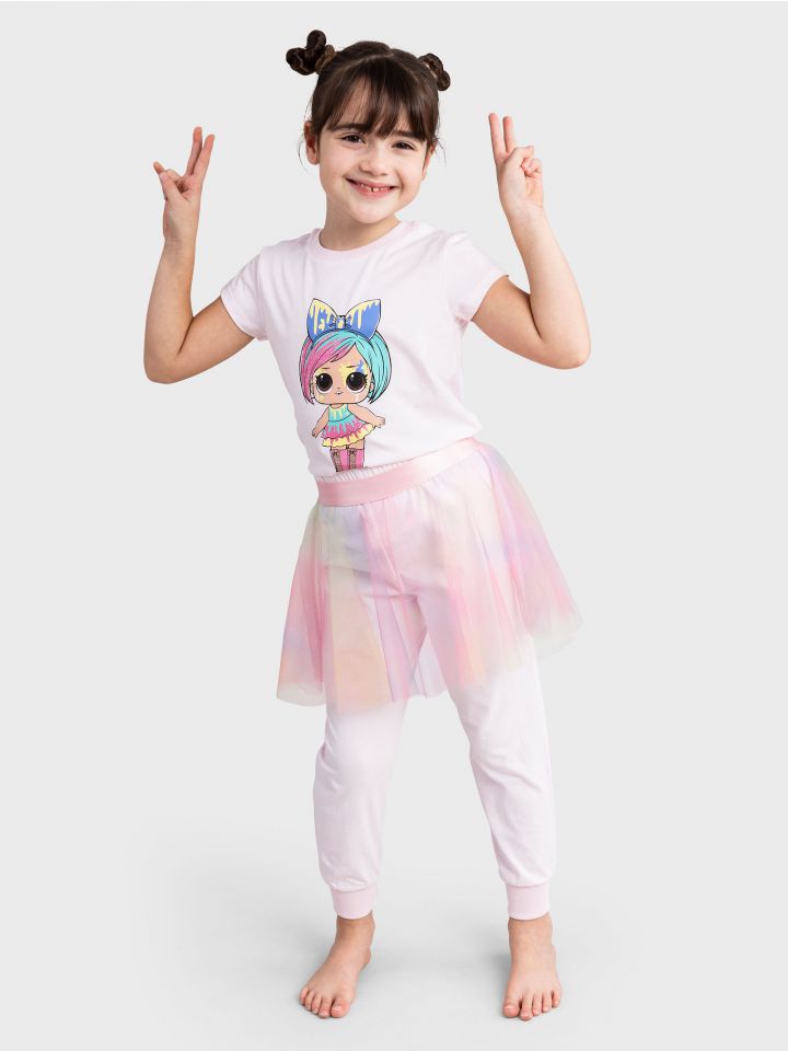 סט פיג’מה דקה LOL SKIRT