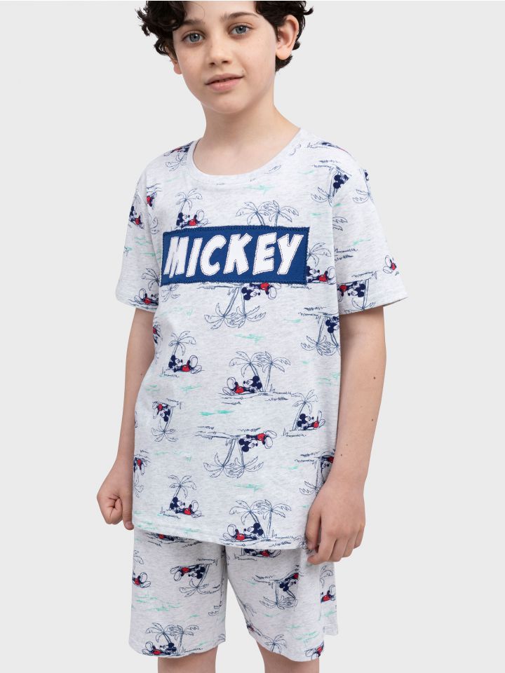 סט פיג’מה קצרה MICKEY BOY
