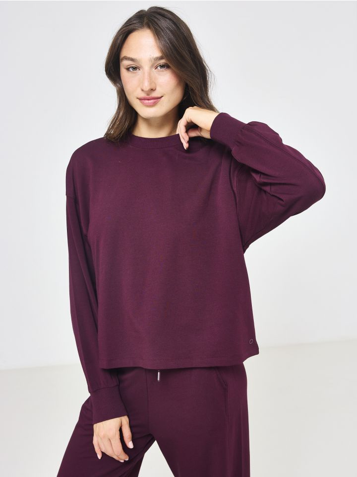 חולצה עם שרוולים ארוכים ריב