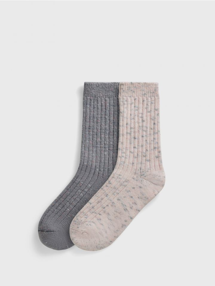 מארז 2 גרביים אורך רגיל ריב