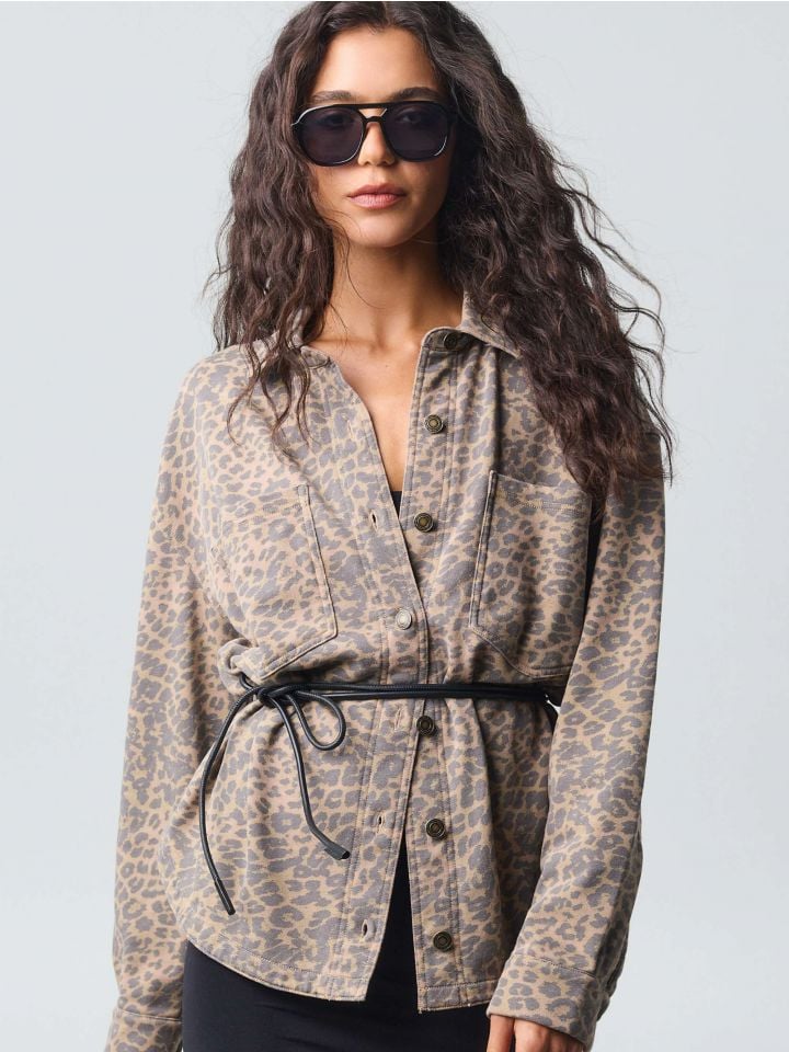 אוברשירט שרוול ארוך פרנץ’ טרי LEOPARD