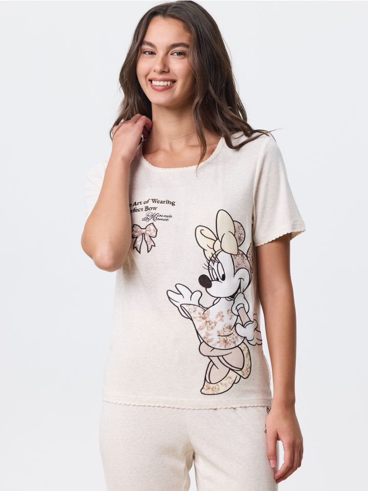 סט פיג’מה ריב MINNIE