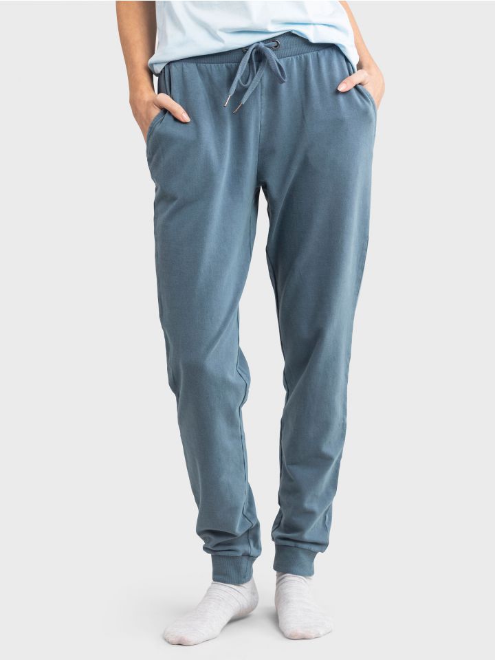 מכנסי כותנה דקים URBAN LOOK