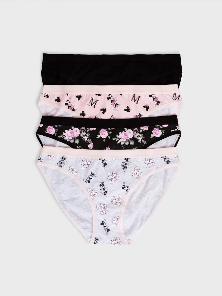 4 תחתוני מיני במארז FLORAL PACK