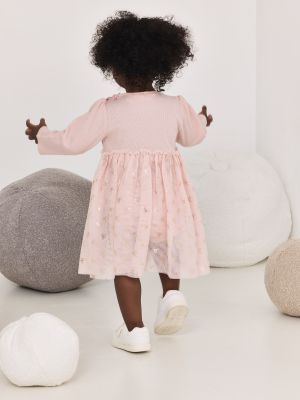 שמלת בגד גוף עם טול