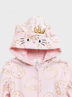 אוברול קטיפתי  HELLO KITTY