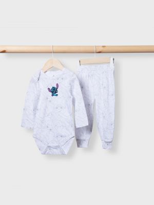 סט פיג’מה עם כיתוב אישי STITCH