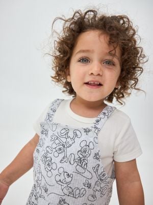 סט אוברול ובגד גוף MICKEY