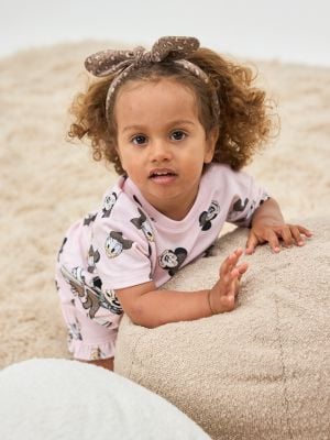 סט פיג’מה פרנץ’ טרי עם סרט ראש MINNIE