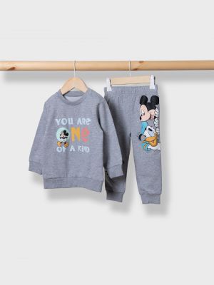 סט פיג’מה פרנץ’ טרי MICKEY