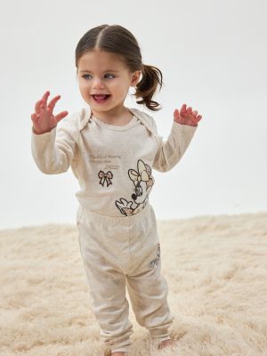 סט פיג’מה ארוכה ריב MINNIE