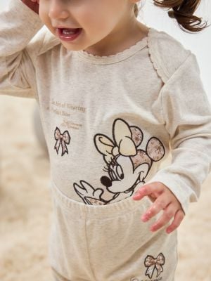סט פיג’מה ארוכה ריב MINNIE