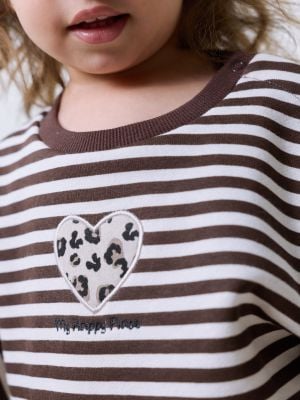 סט פוטר עם מכנסיים מתרחבים STRIPES