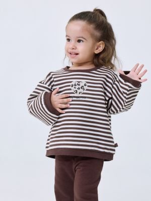 סט פוטר עם מכנסיים מתרחבים STRIPES