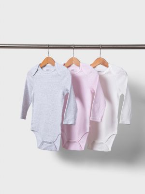 מארז 3 בגדי גוף שרוול ארוך