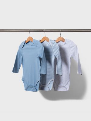 מארז 3 בגדי גוף שרוול ארוך