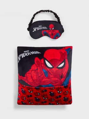 סט כרית וכיסוי עיניים SPIDERMAN