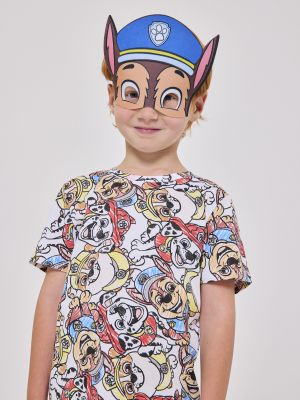 סט פיג’מה קצרה עם מסיכה PAW PATROL