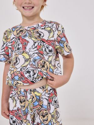 סט פיג’מה קצרה עם מסיכה PAW PATROL