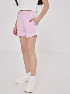 מכנסיים קצרים בשילוב בד רשת