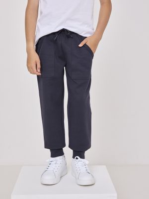 מכנסיים ארוכים דקים עם כיסים