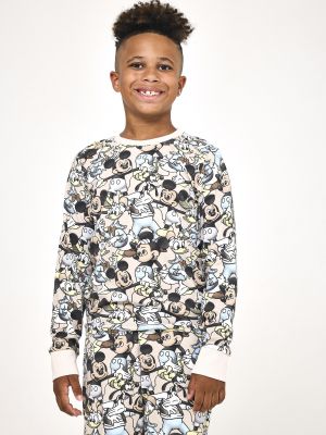 סט פיג’מה ארוכה דקה MICKEY & FRIENDS